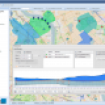 Abbildung 3: GW-Web – Kartendarstellung mit Messstellen, Flächen, Messwerten und Profilschnitten